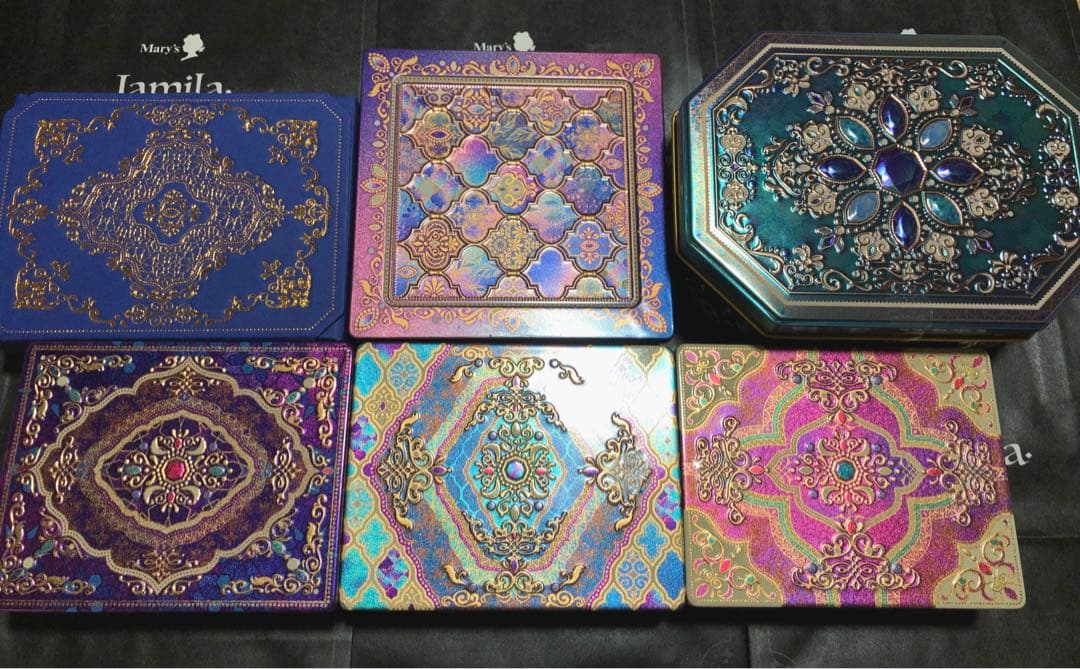 メリーチョコレート　ジャミーラ6種セット　バレンタイン　缶