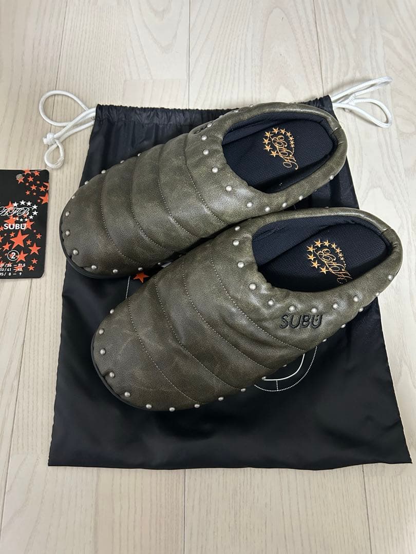 さ　AFB × SUBU 2023 FW Studded Mule