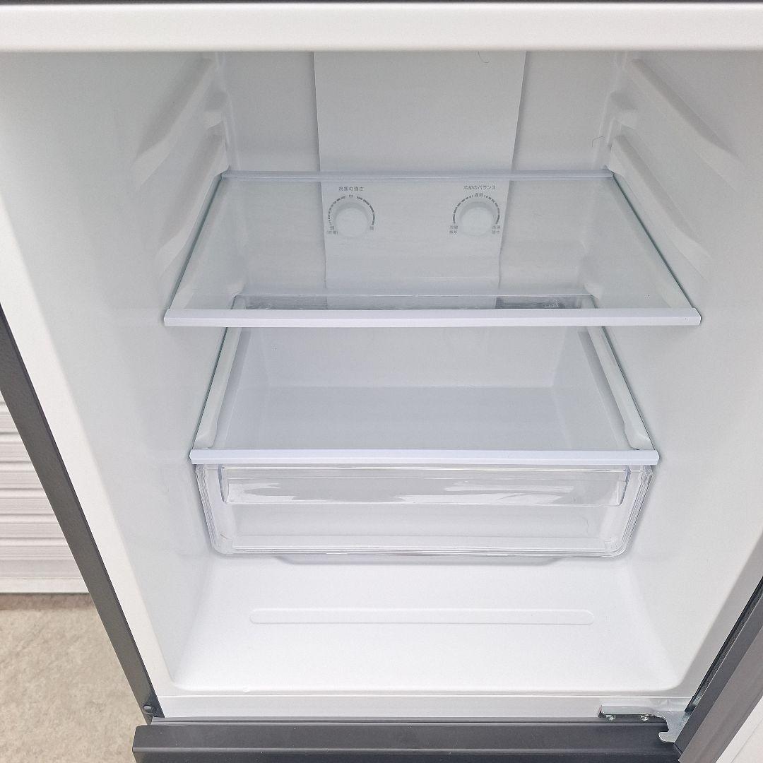 【2024年製】AQUA 2ドア冷凍冷蔵庫 ダークシルバー