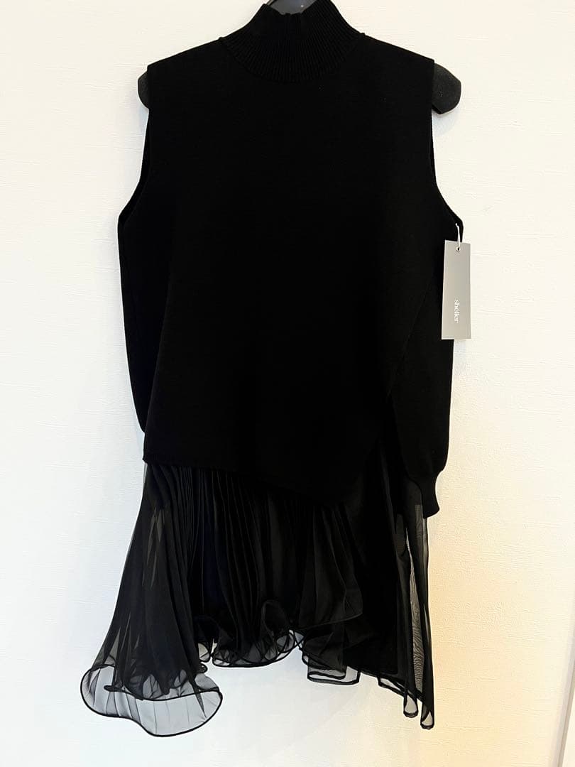 ⭐️シェリエ　プリーツレイヤードサマーニット⭐️