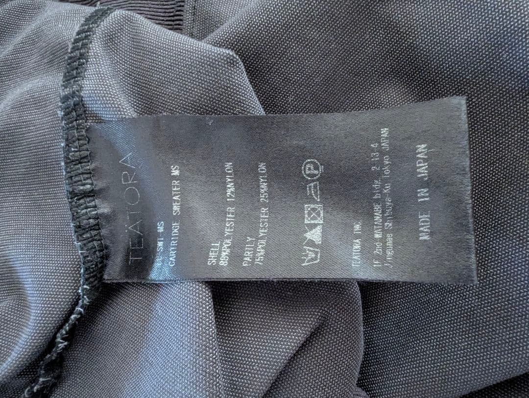 TEATORA CARTRIDGE SWEATER MS スウェット