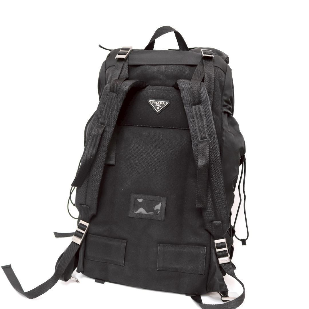PRADA MONTAGN リュック 三角ロゴ テスートナイロン ブラック