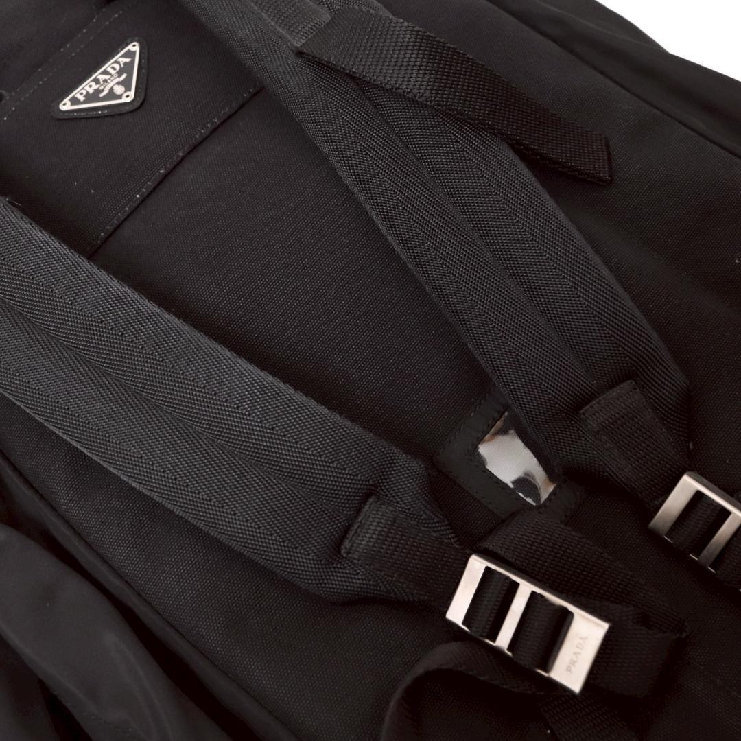 PRADA MONTAGN リュック 三角ロゴ テスートナイロン ブラック