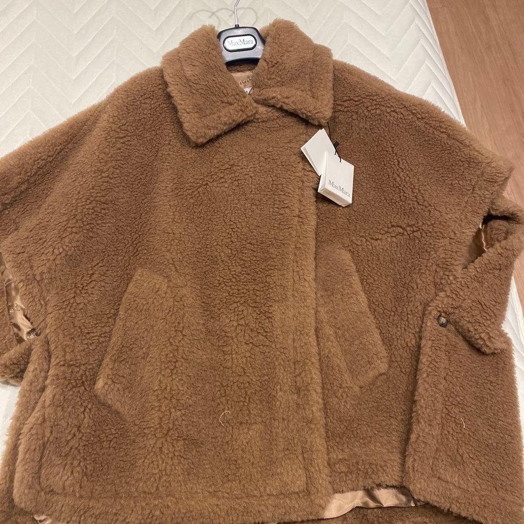 MAXMARA マックスマーラ　テディベア　ケープ