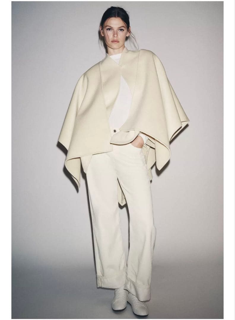 23(日)に取下げ⭐︎ZARA ウールケープコートS