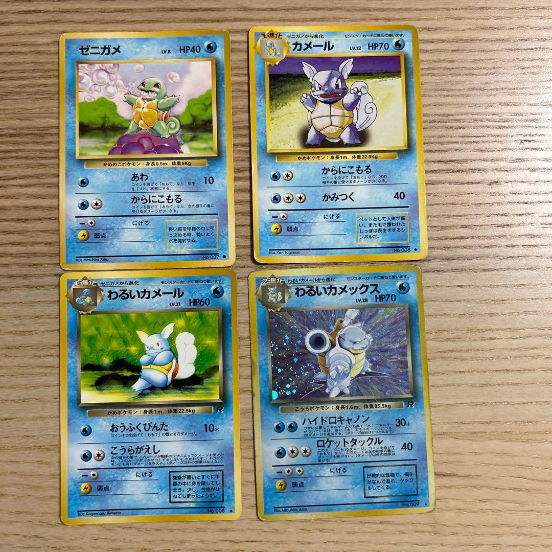 【お得】【良品】ゼニガメ・カメール・わるいカメール・わるいカメックス