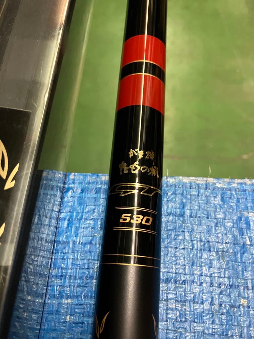 がま磯　たもの柄GT 530 ２回使用美品