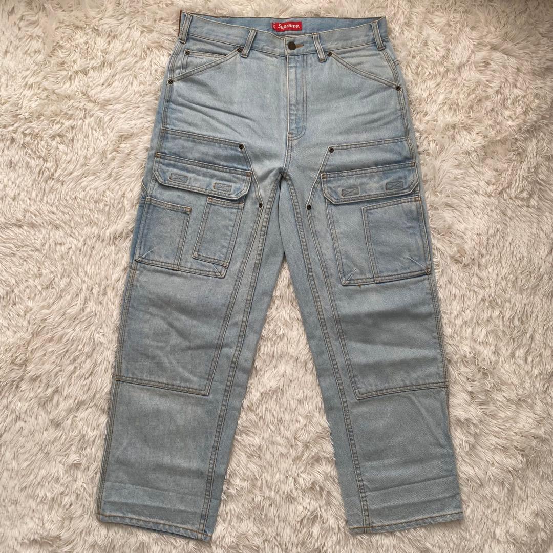 S*e様 極美品【シュプリーム】デニムパンツ　ダブルニー　ワーク　ユーティリティ
