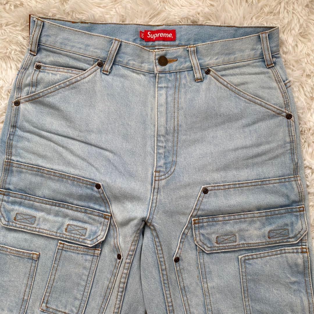 S*e様 極美品【シュプリーム】デニムパンツ　ダブルニー　ワーク　ユーティリティ