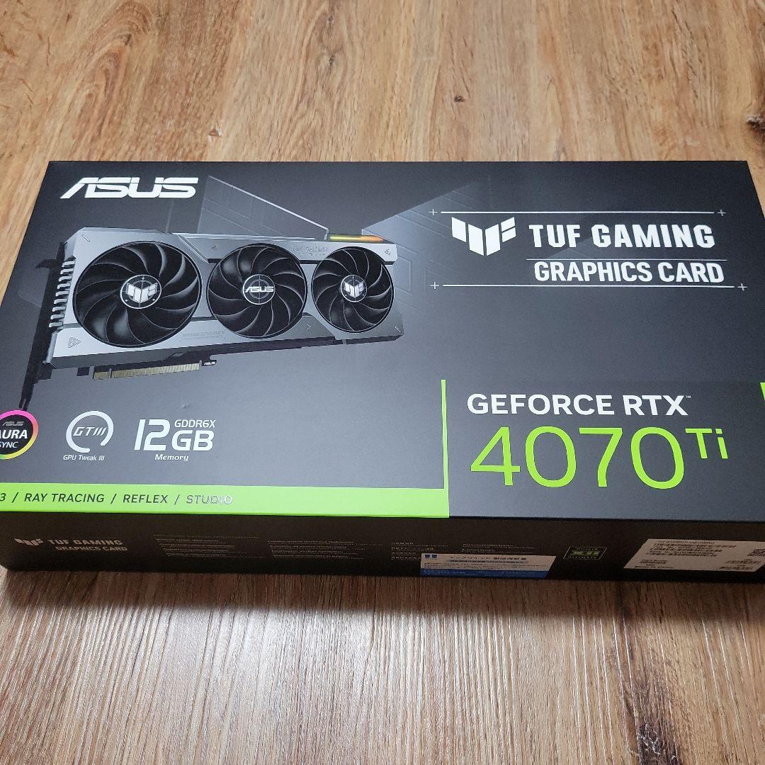 当日発送 ドスパラ購入ASUS GEFORCE RTX 4070 Ti 12GB