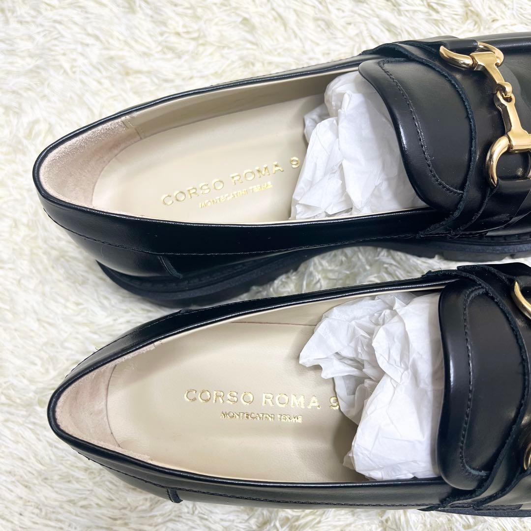 ★極美品★CORSO ROMA 9 / コルソローマノーヴェビットローファー