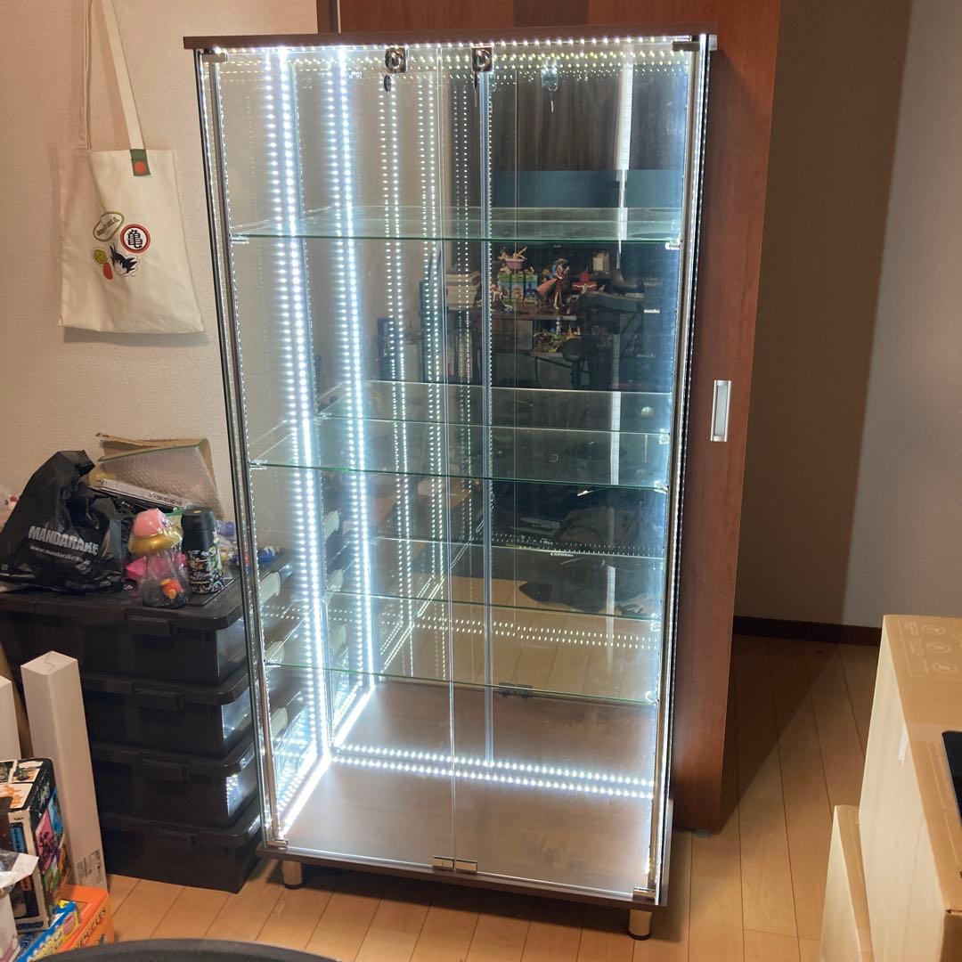 【設置込み】地球家具　コレクションケース JONY ワイドハイタイプ　160cm