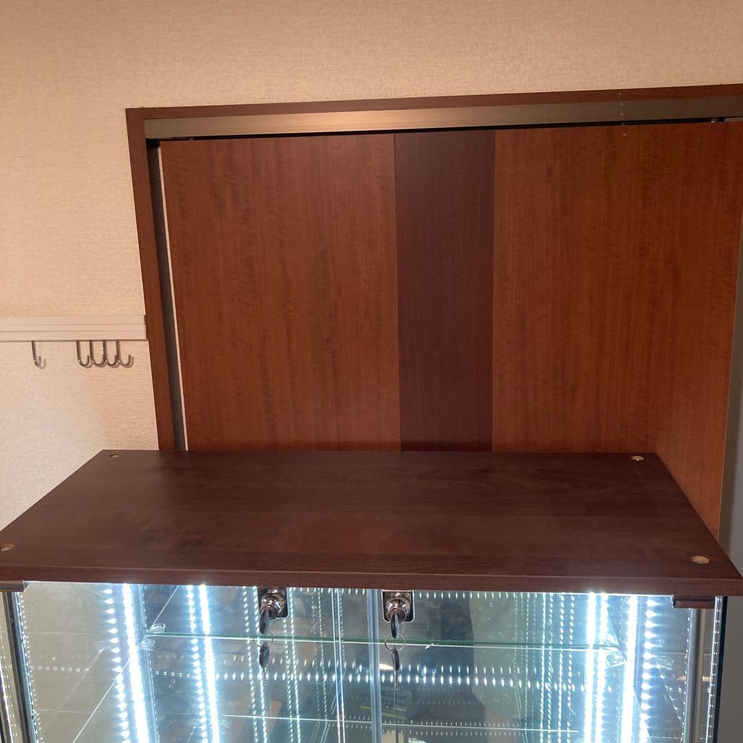 【設置込み】地球家具　コレクションケース JONY ワイドハイタイプ　160cm