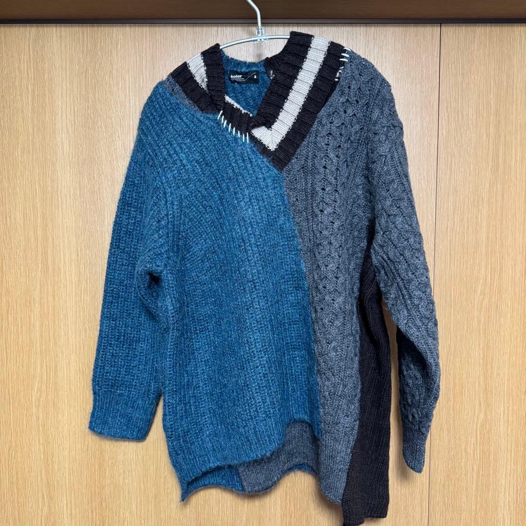 kolor 20aw クレイジーパターンニット サイズ3