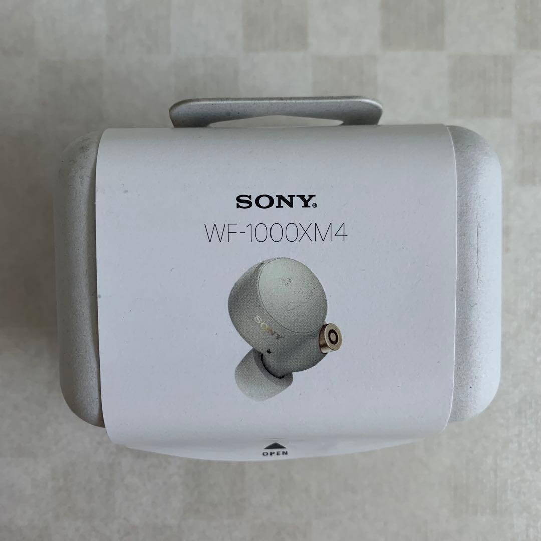 SONY ワイヤレスイヤホン WF-1000XM4 プラチナシルバー 箱あり