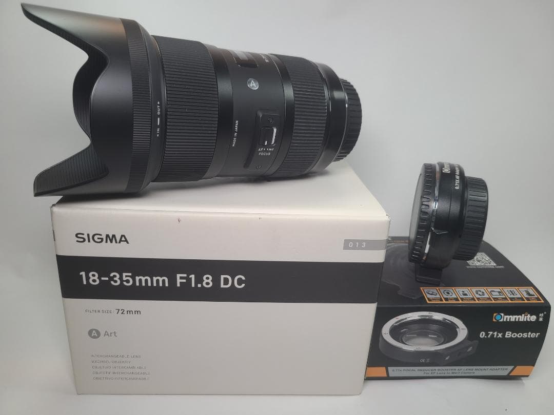 【EF-MFC変換付】SIGMA18-35mmART F1.8DC EFマウント