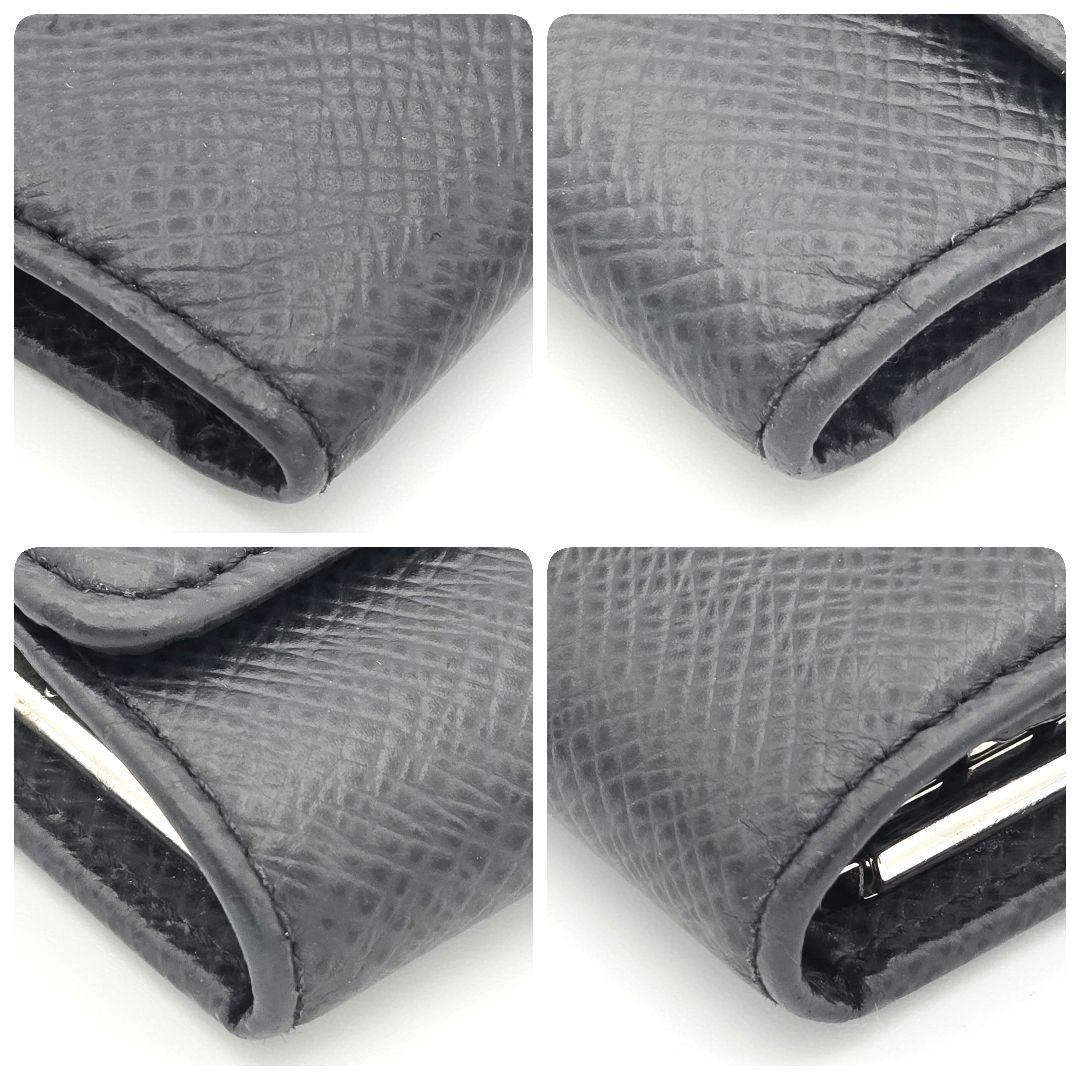 【美品】ルイヴィトン ミュルティクレ6 タイガ キーケース アルドワーズ 黒系