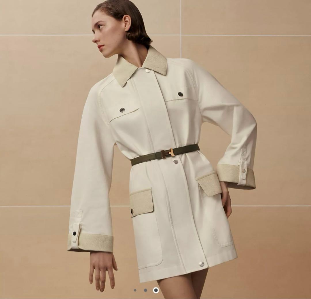 HERMES ベルトバックル 《ミニH》 & レザーベルト（キット） 24