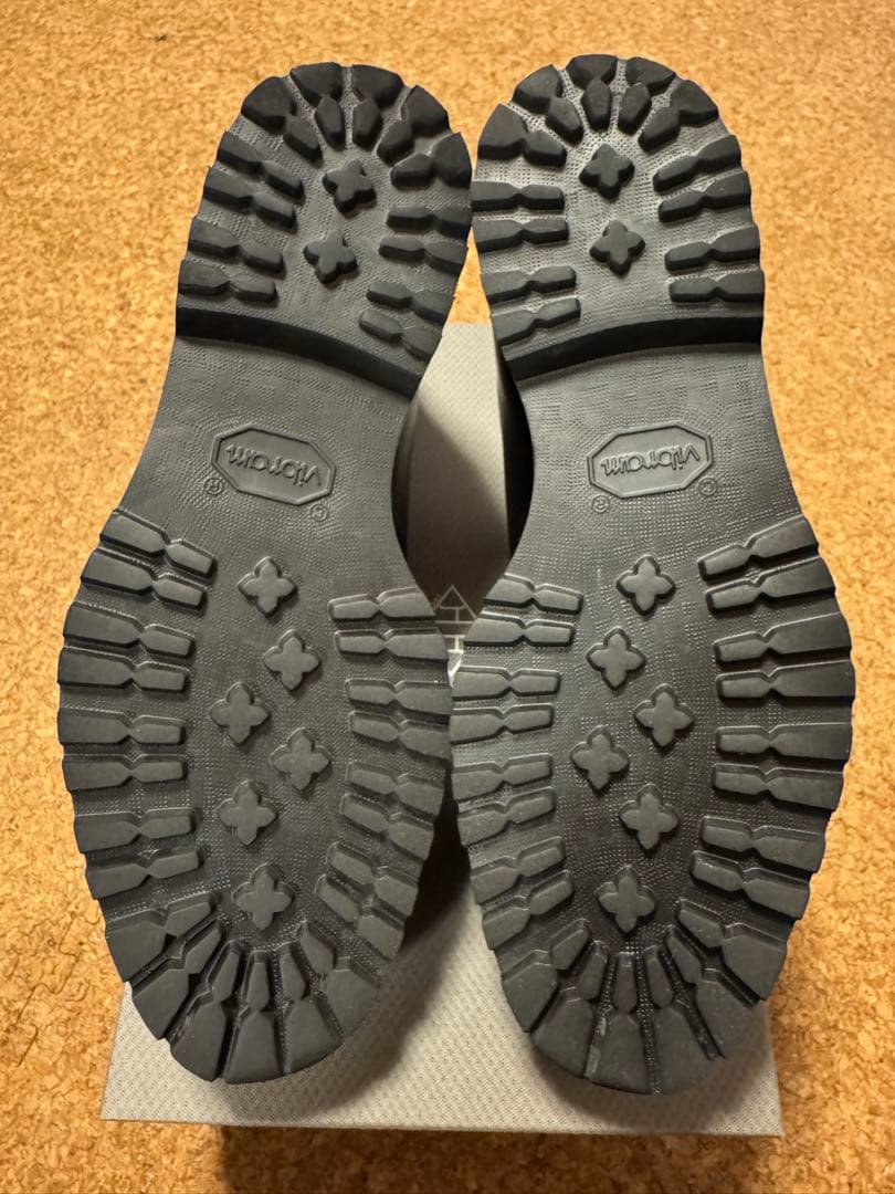 【限定】WH BEKKU HOMME Zソール プレーントゥ　オールブラック