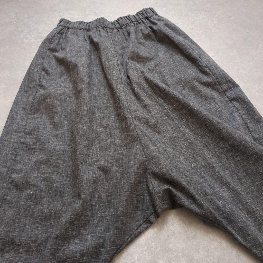 mizuiroind　ミズイロインド　サルエルパンツ　リネン　麻　2　日本製