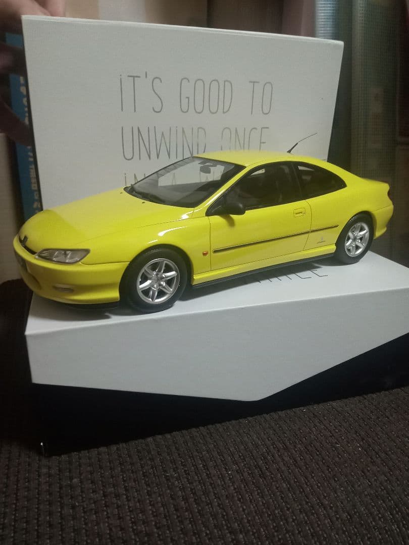 槙*様 OttO mobile 1/18 プジョー 406 V6 クーペ（黄色）