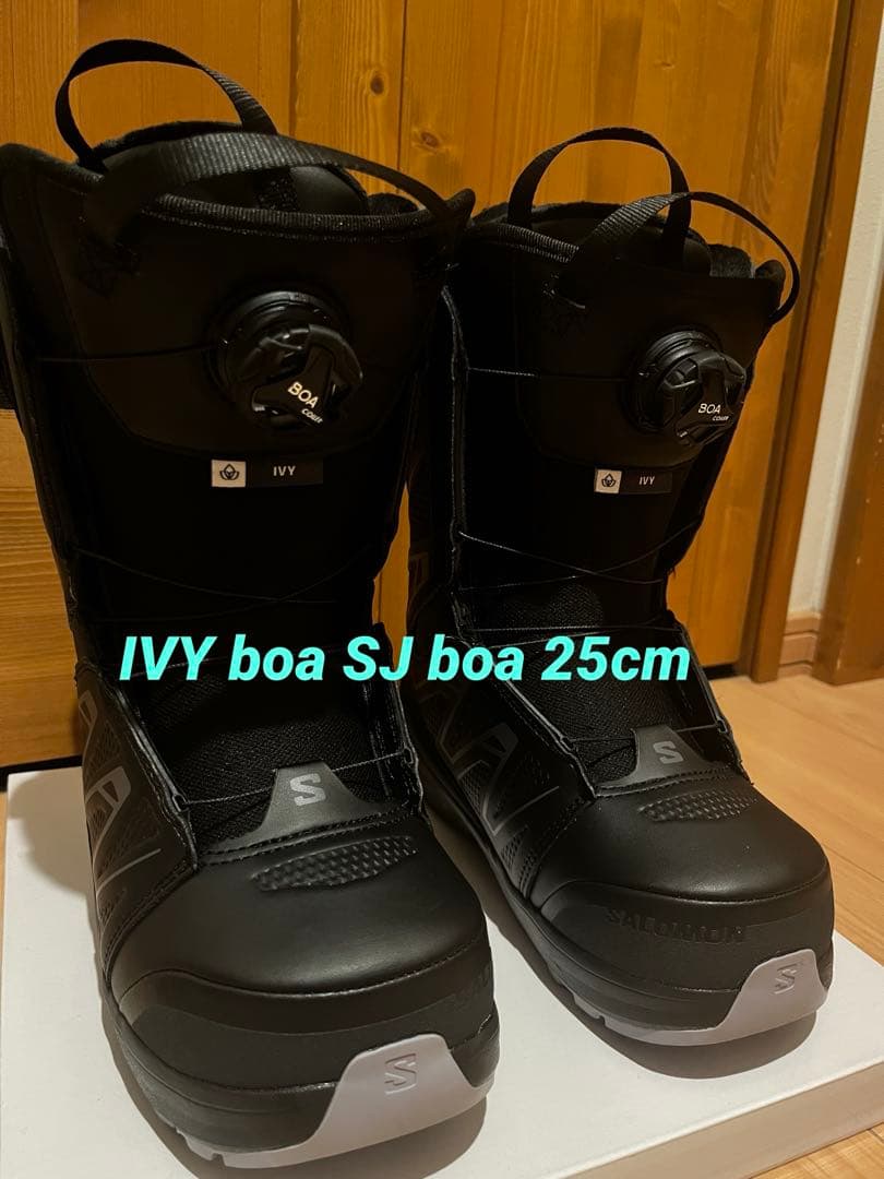 SALOMON IVY BOA SJ BOA 今期モデル スノボブーツ 25cm