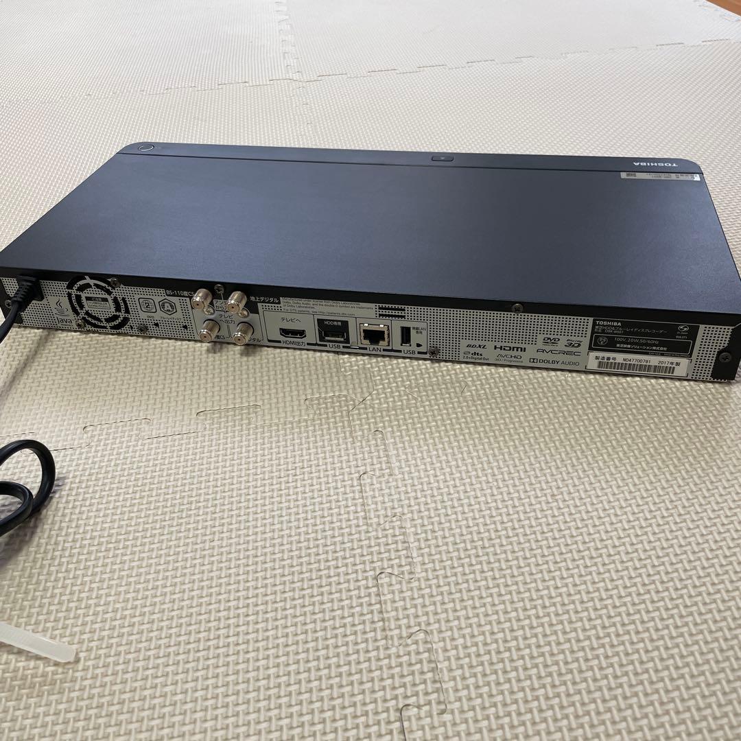 【美品】TOSHIBA DBR-W507 2番組同時録画 ブルーレイレコーダー