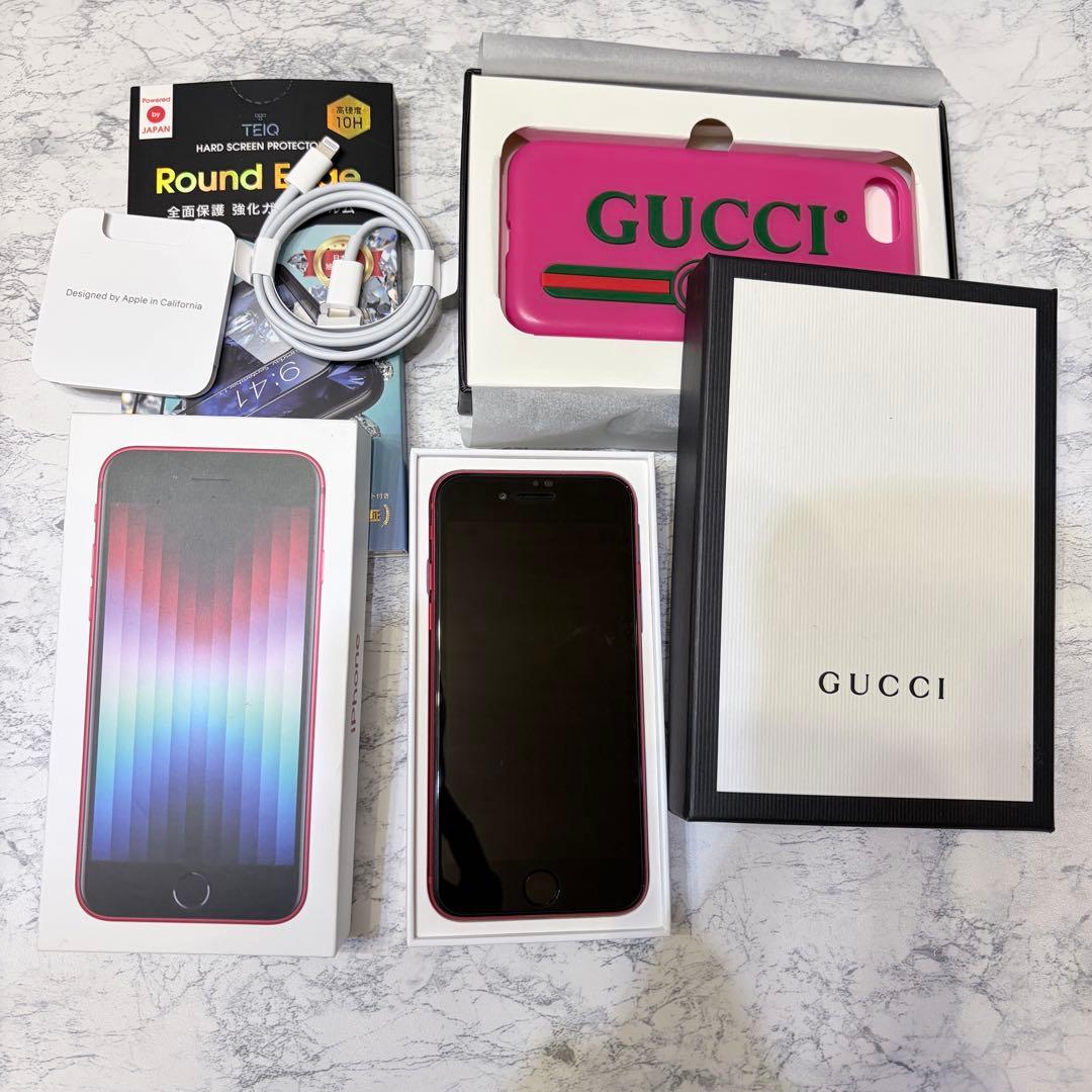 【74%OFF】傷なし超美品 iPhoneSE2 第2世代 GUCCIケース付