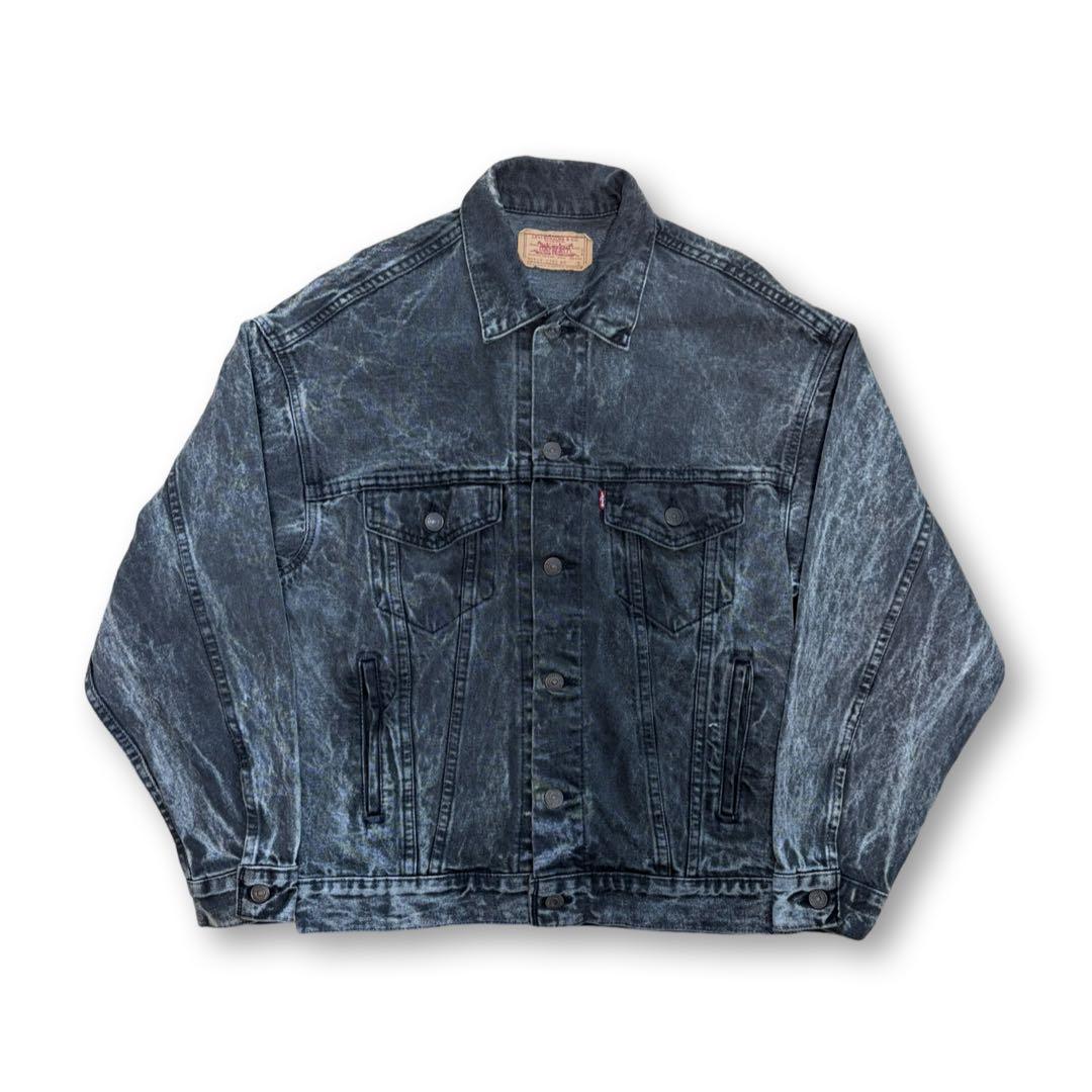 80s Levi's アシッドウォッシュ 70507 ブラックデニム USA製