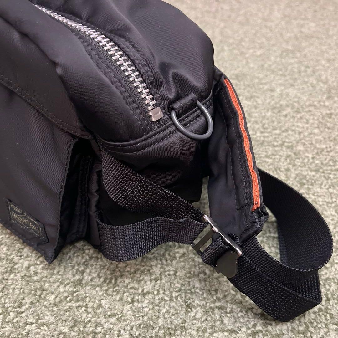 美品 PORTER タンカー ボディバッグ ブラック