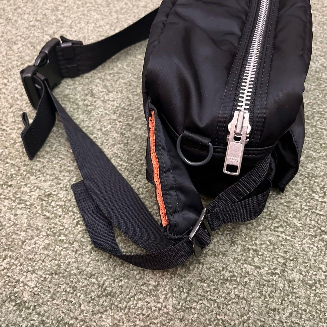 美品 PORTER タンカー ボディバッグ ブラック