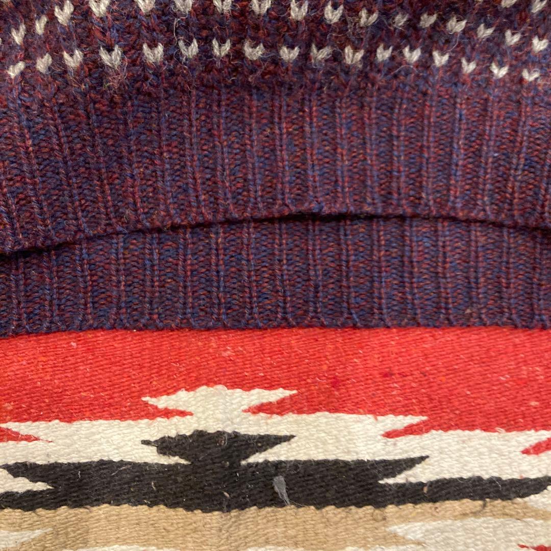 バーズアイ　ニット　ウールリッチ　80s 美品　Lサイズ