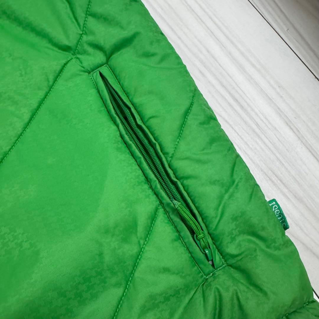 ジャケット・アウター OLD STUSSY PUFFER VEST GREEN THERMOLITE