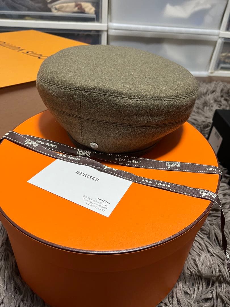 専用エルメス　セリエ　ベレー帽　58 希少　美品