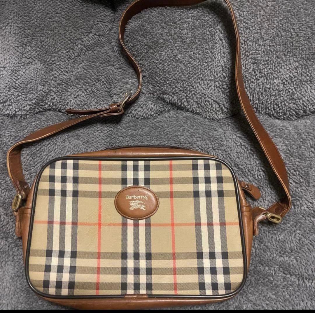 Burberry チェック柄 ショルダーバッグ