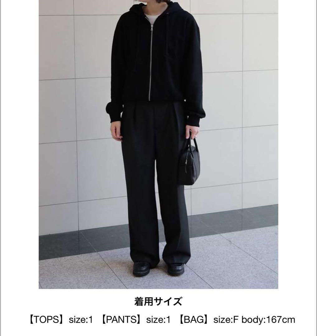 トップス AURALEE SMOOTH SOFT BD SWEAT ZIP PARKA