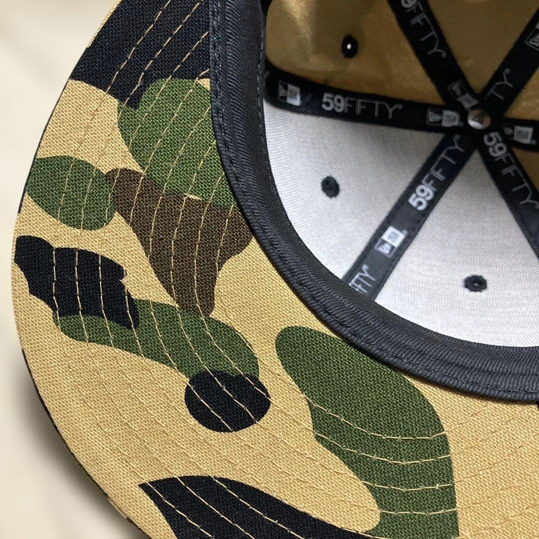 APE New Era 59fifty 迷彩 キャップ 59.6cm