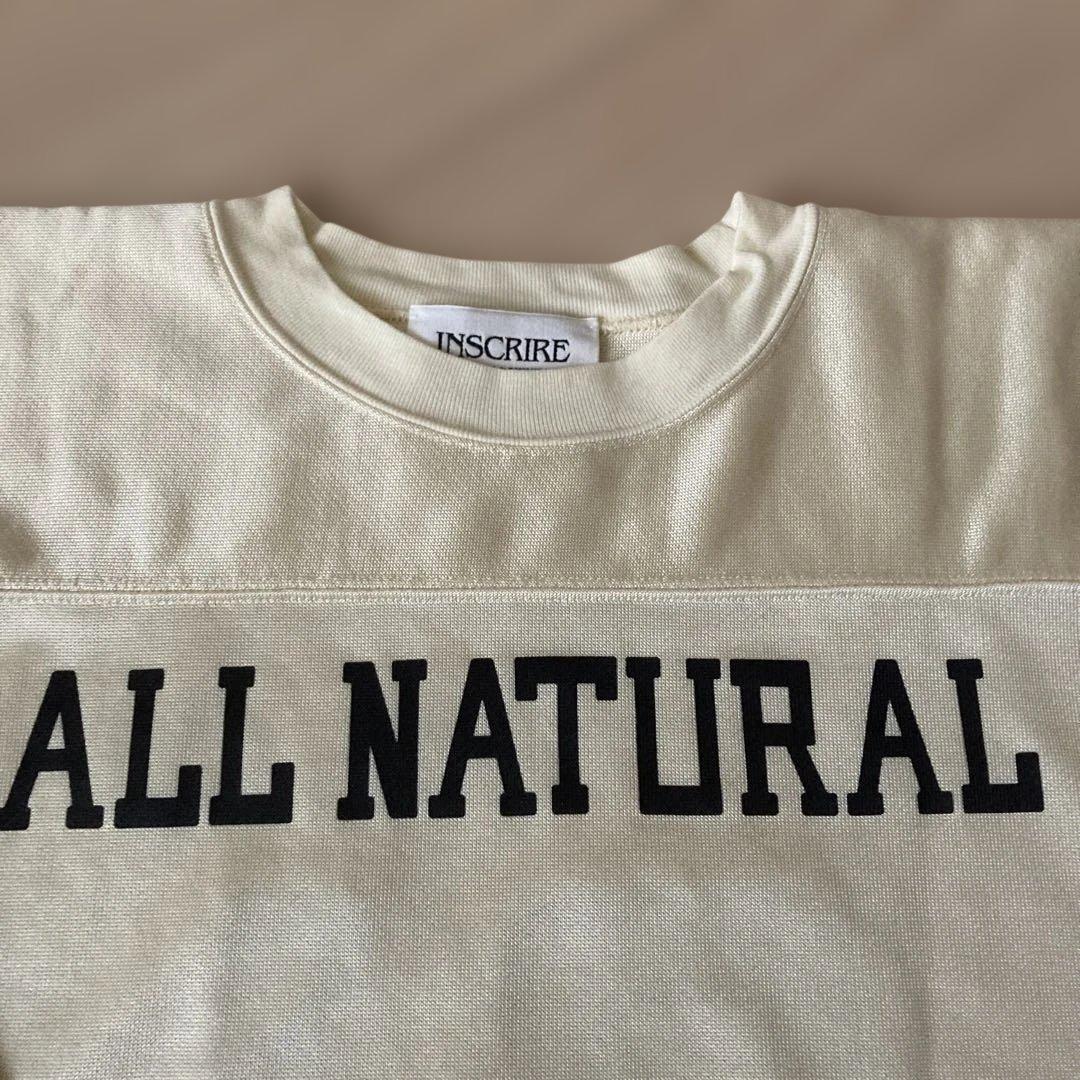 INSCRIRE アンスクリア ナンバリング フットボール L\S TEE