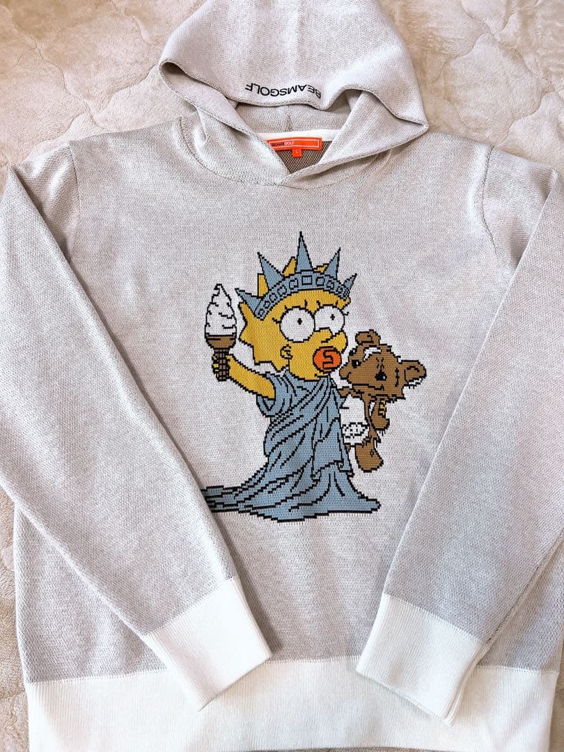BEAMS GOLF The Simpsons ニットパーカー