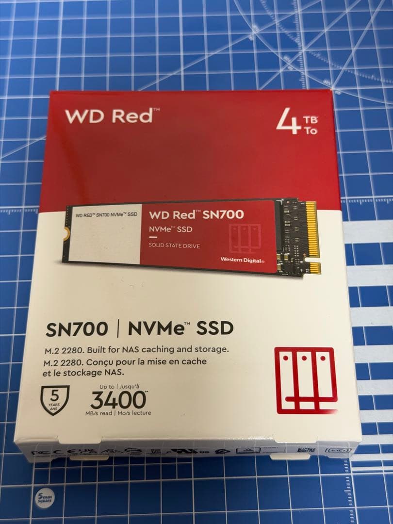 WD Red SN700 NVMe SSD 4TB ①