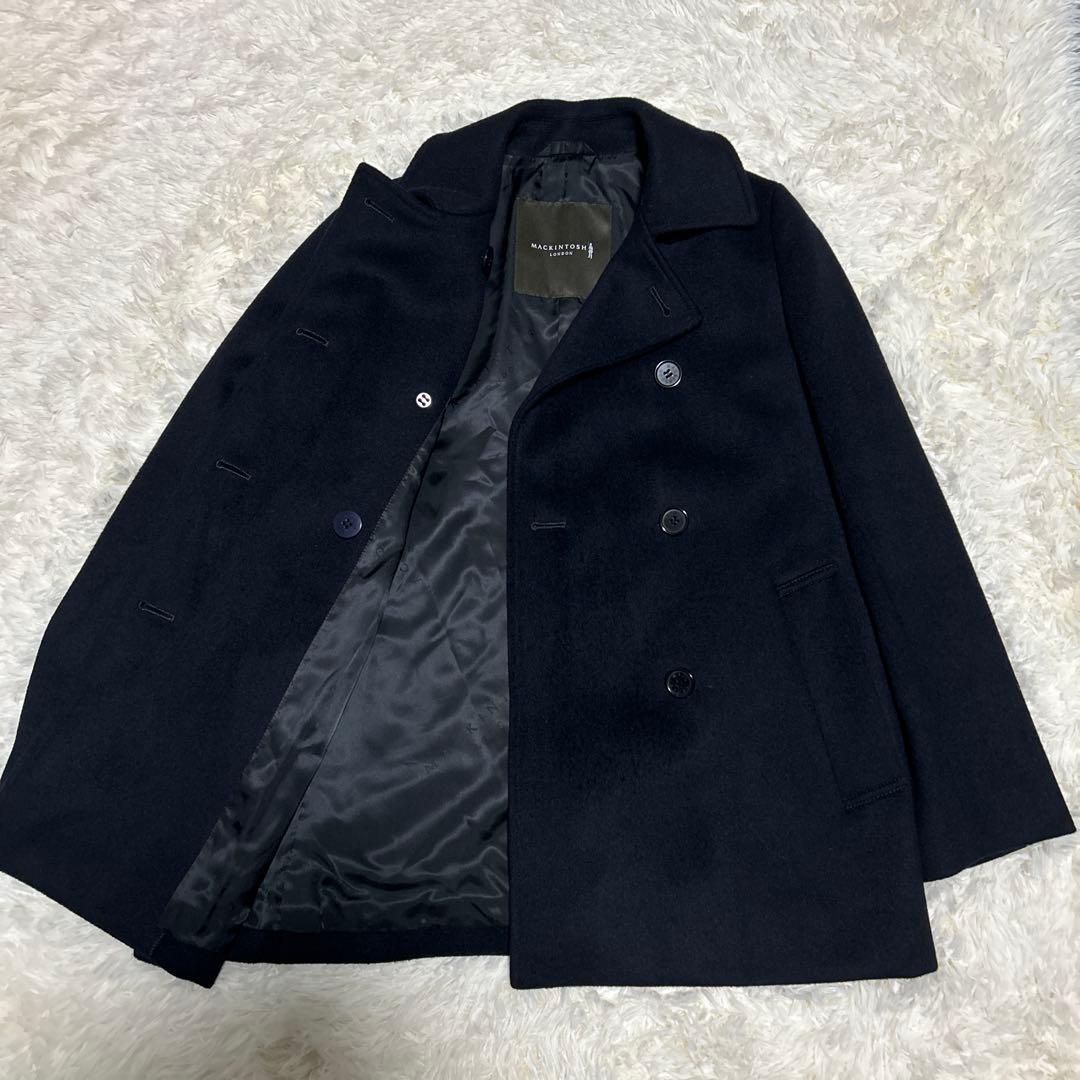 ✨極美品✨マッキントッシュ　ロンドン　ピーコート　ブラック　カシミヤ