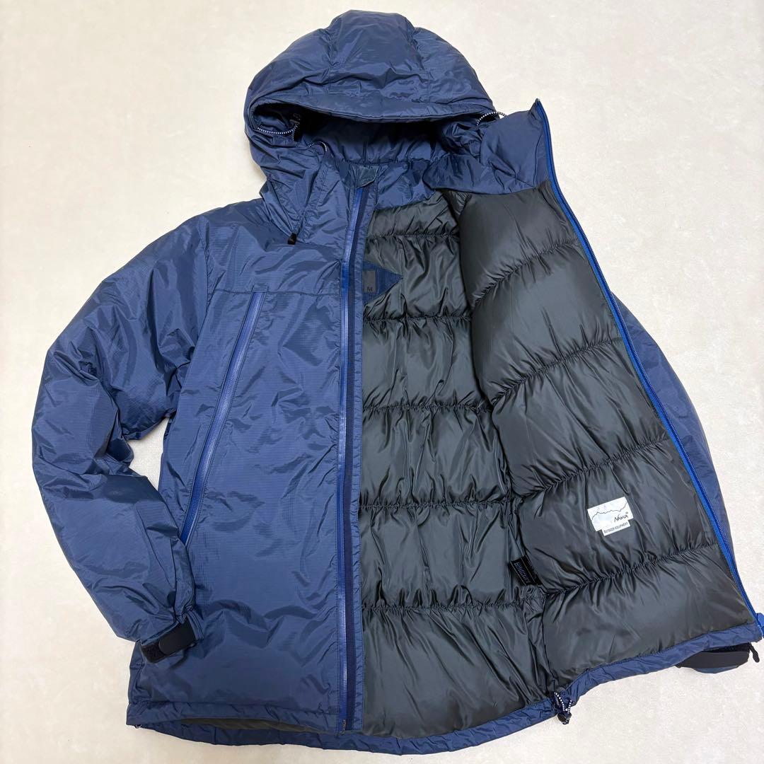 美品 アーバンリサーチ NANGA ダウンジャケット 別注 オーロラ 紺 ID