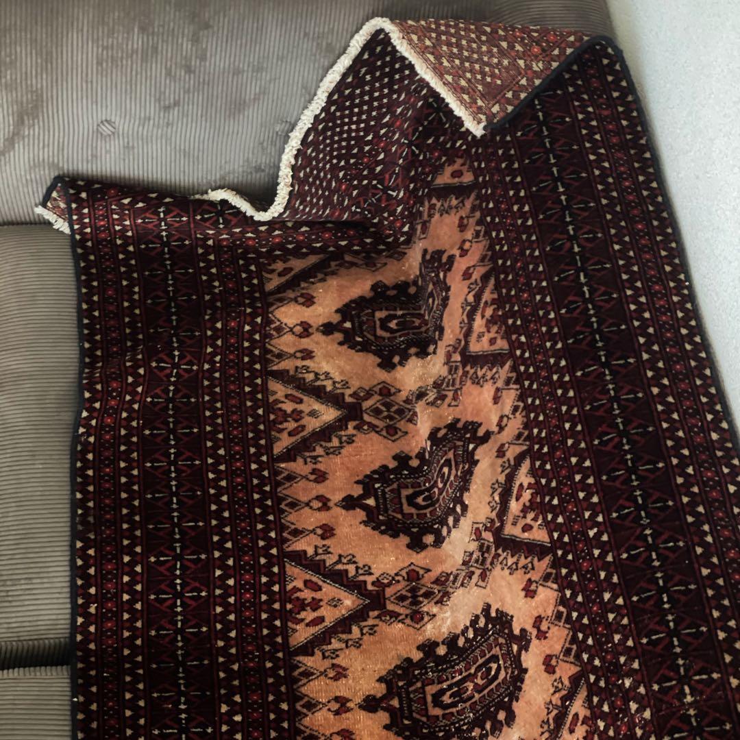 【在庫整理／大幅値引】145×90パキスタン・ラホール産 ヴィンテージラグ