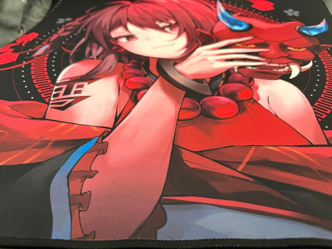 YukiAim oni 2022 マウスパッド 黒