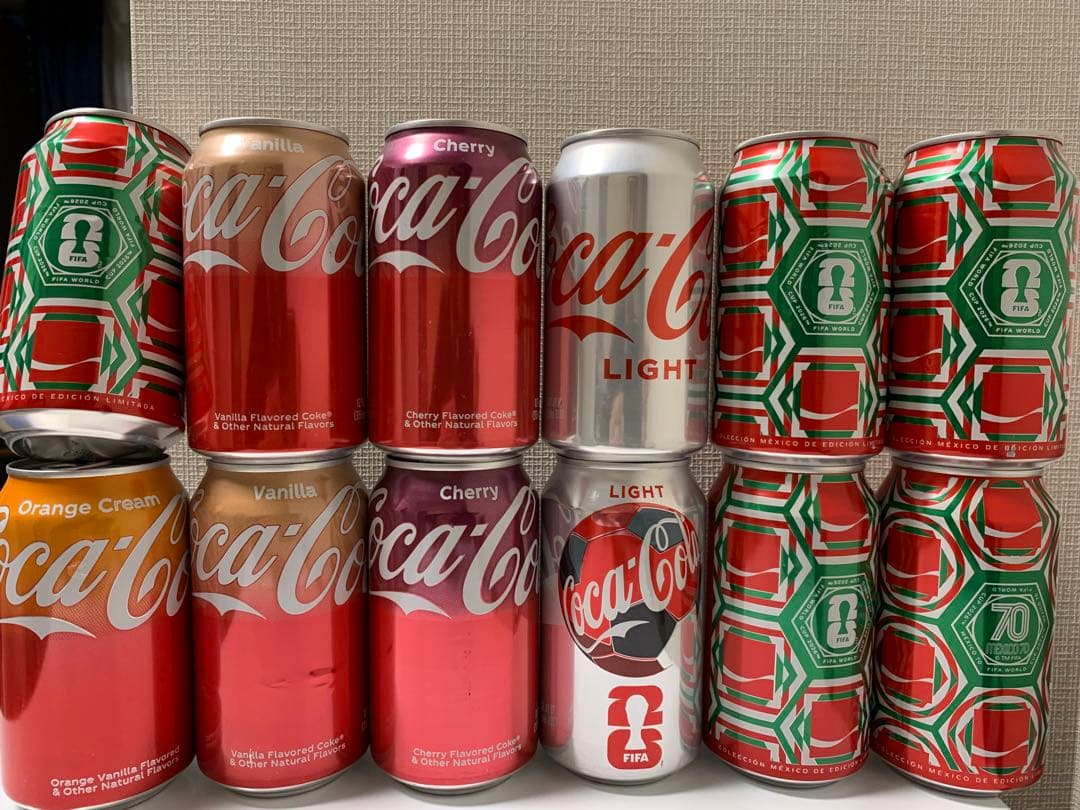 【メキシコで購入】コカ・コーラ 12缶セット