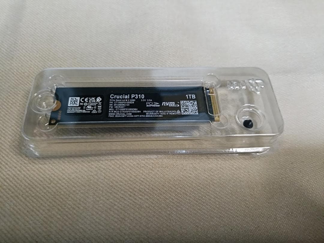 SSD crucial P310 1TB 2280 新品未使用 バルク
