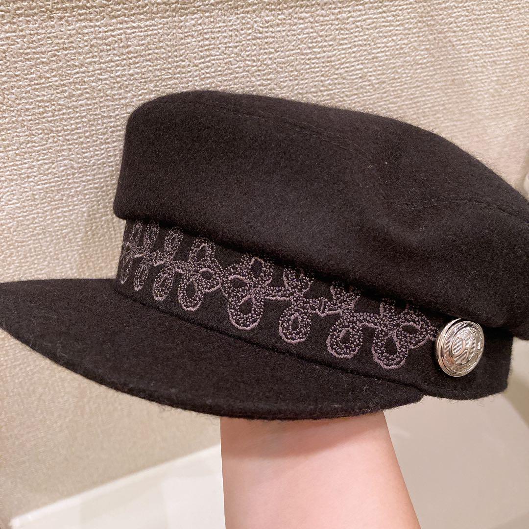 【美品】エルメス キャスケット ブラック 59