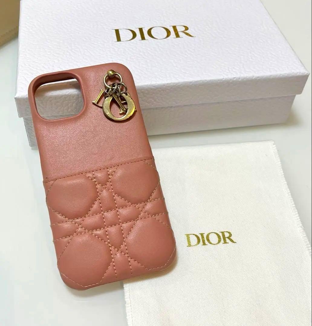 【限定色ピンク】Christian Dior iPhone13ケース カナージュ