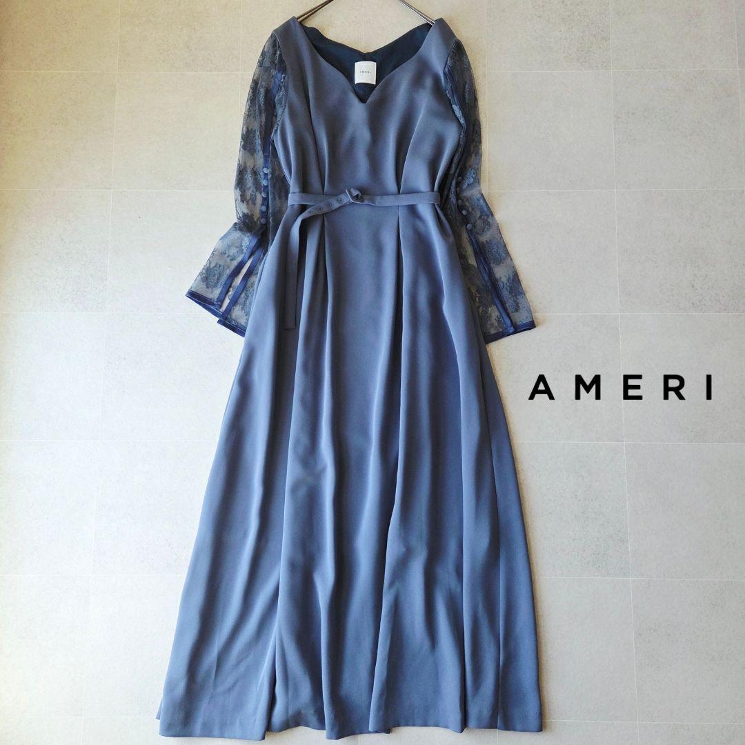 スーツ・フォーマル・ドレス Ameri VINTAGE LACE SLEEVE REFINED DRESS