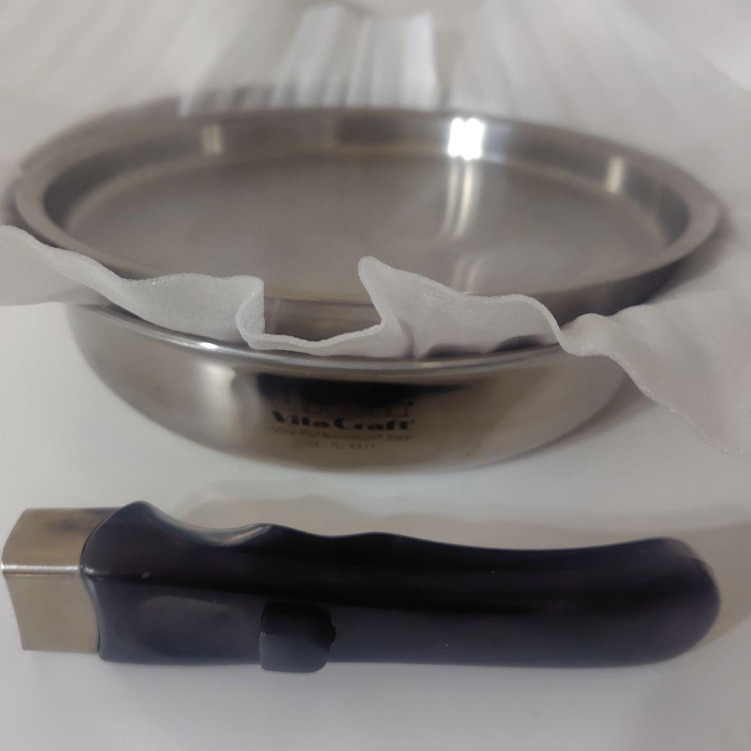 ビタクラフトウルトラUltra VitaCraft 蓋付きフライパン 24.5